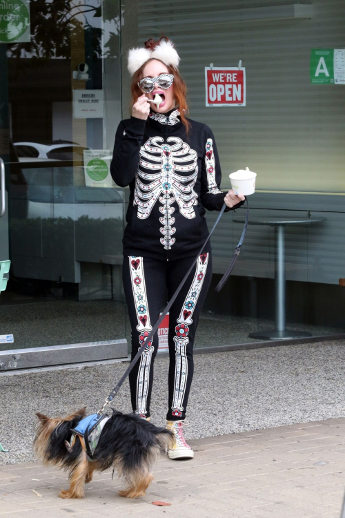 Phoebe Price Out with Her Dog in Los Angeles October 2024 1