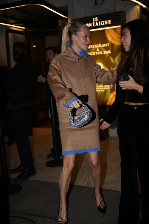 Poppy Delevingne Arrives at Miu Miu Dinner Party at Paris Fashion Week, October 2024 6