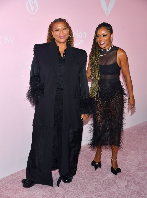 Queen Latifah and Eboni Nichols at Victoria