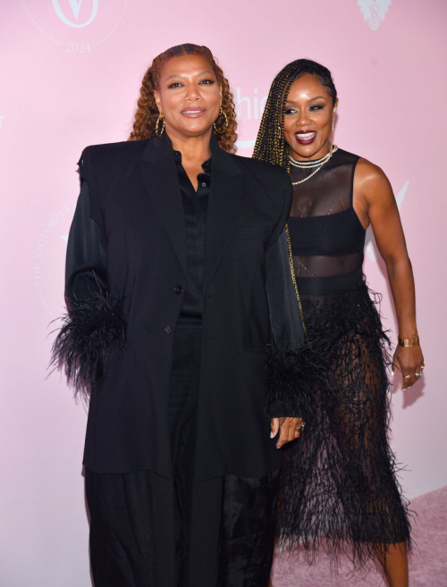 Queen Latifah and Eboni Nichols at Victoria