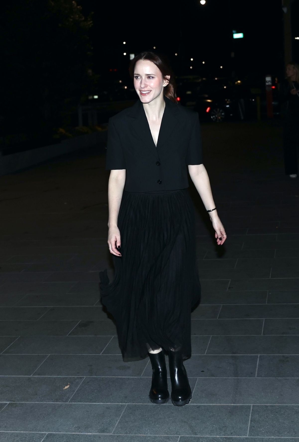 Rachel Brosnahan at Holiday Benefit Reading in New York, October 2024