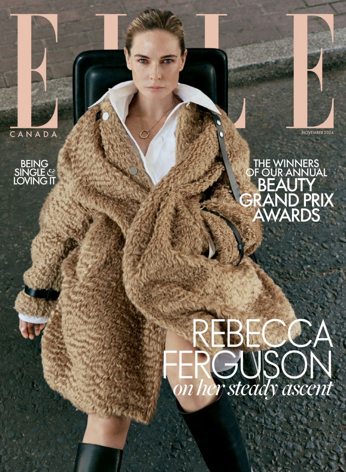 Rebecca Ferguson in Elle Canada, November 2024