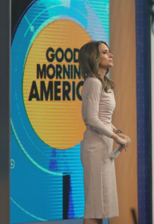 Rhiannon Ally at Good Morning America in New York, October 2024 2