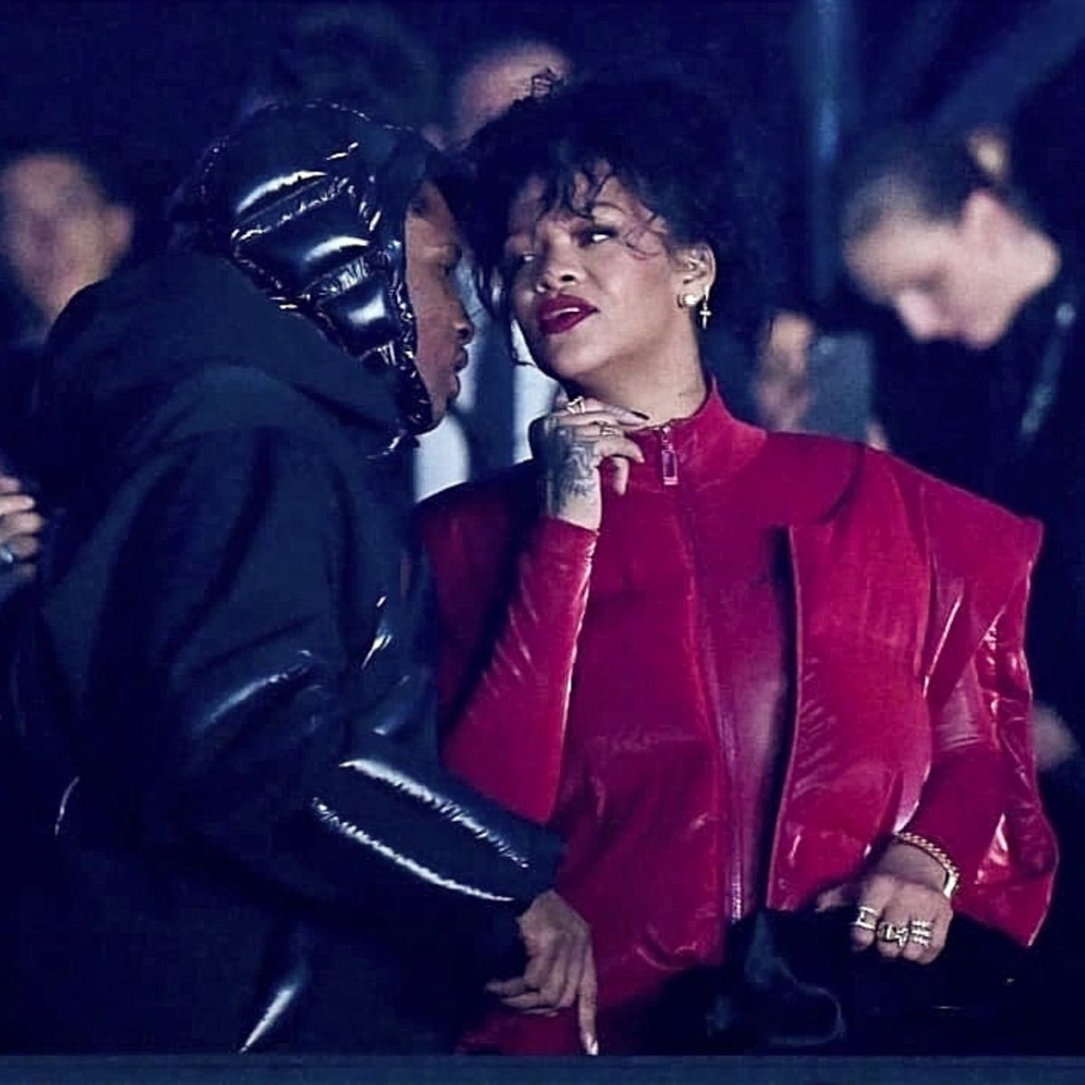 Rihanna and ASAP Rocky at Shanghai Fashion Week Event, October 2024