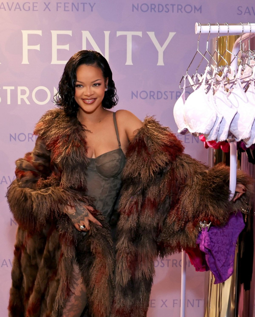 Rihanna at Savage x Fenty Lavish Lace Debut at Nordstrom, October 2024 2