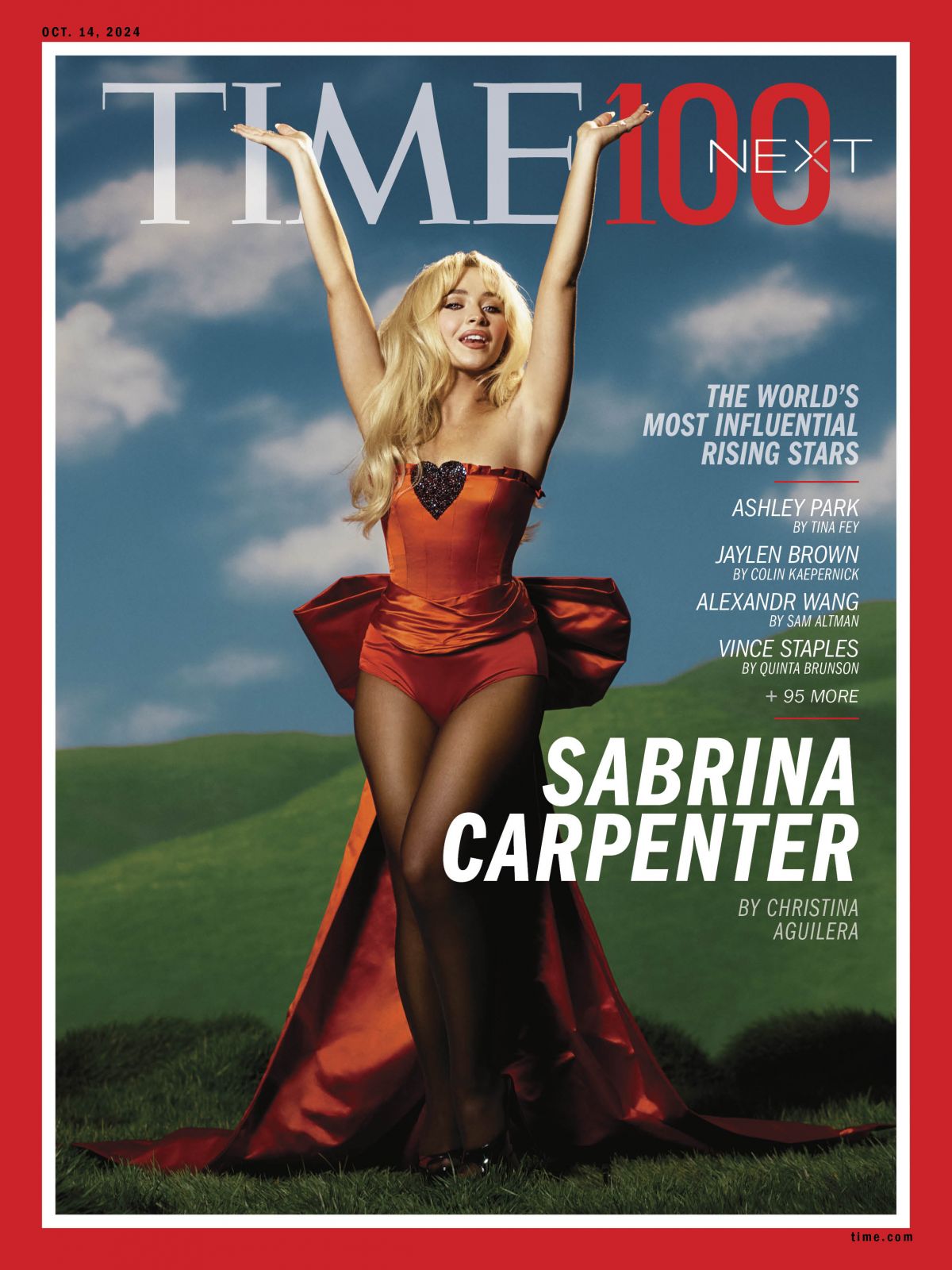 Sabrina Carpenter for Time100 Magazine, October 2024