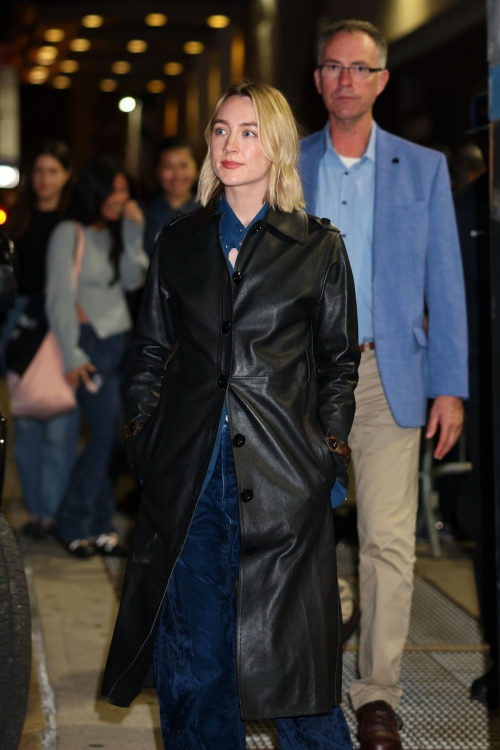 Saoirse Ronan at The Outrun Discussion at 92NY in New York, October 2024