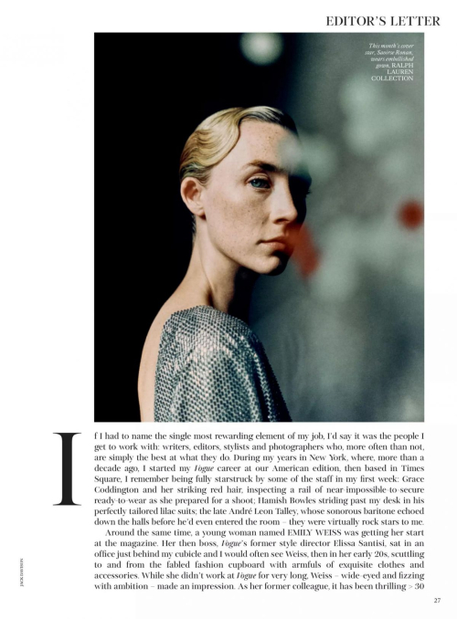 Saoirse Ronan in Vogue UK, November 2024 16