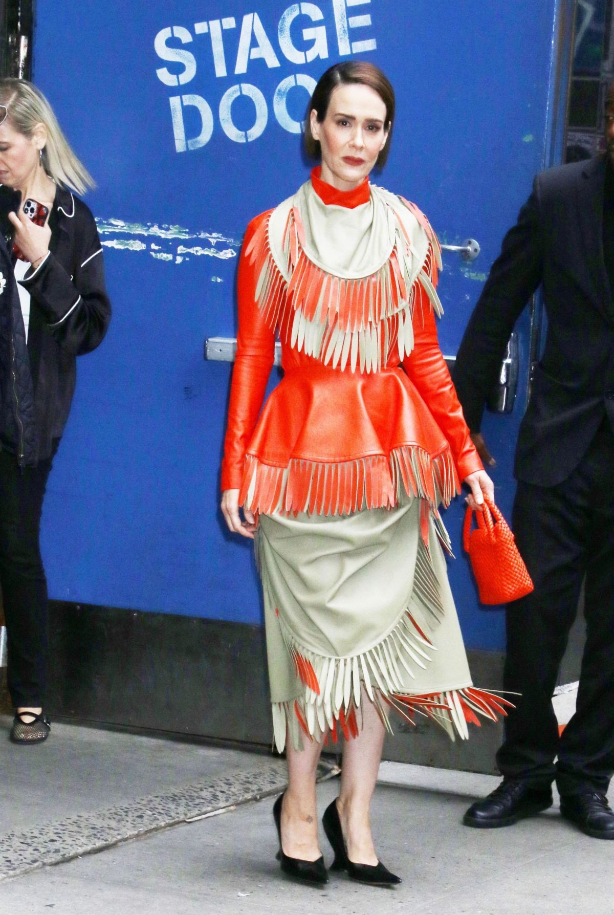 Sarah Paulson Arrives at Good Morning America in New York, October 2024