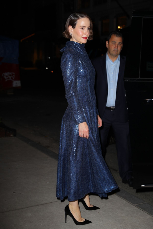 Sarah Paulson Leaves Whitby Hotel in New York, October 2024 5