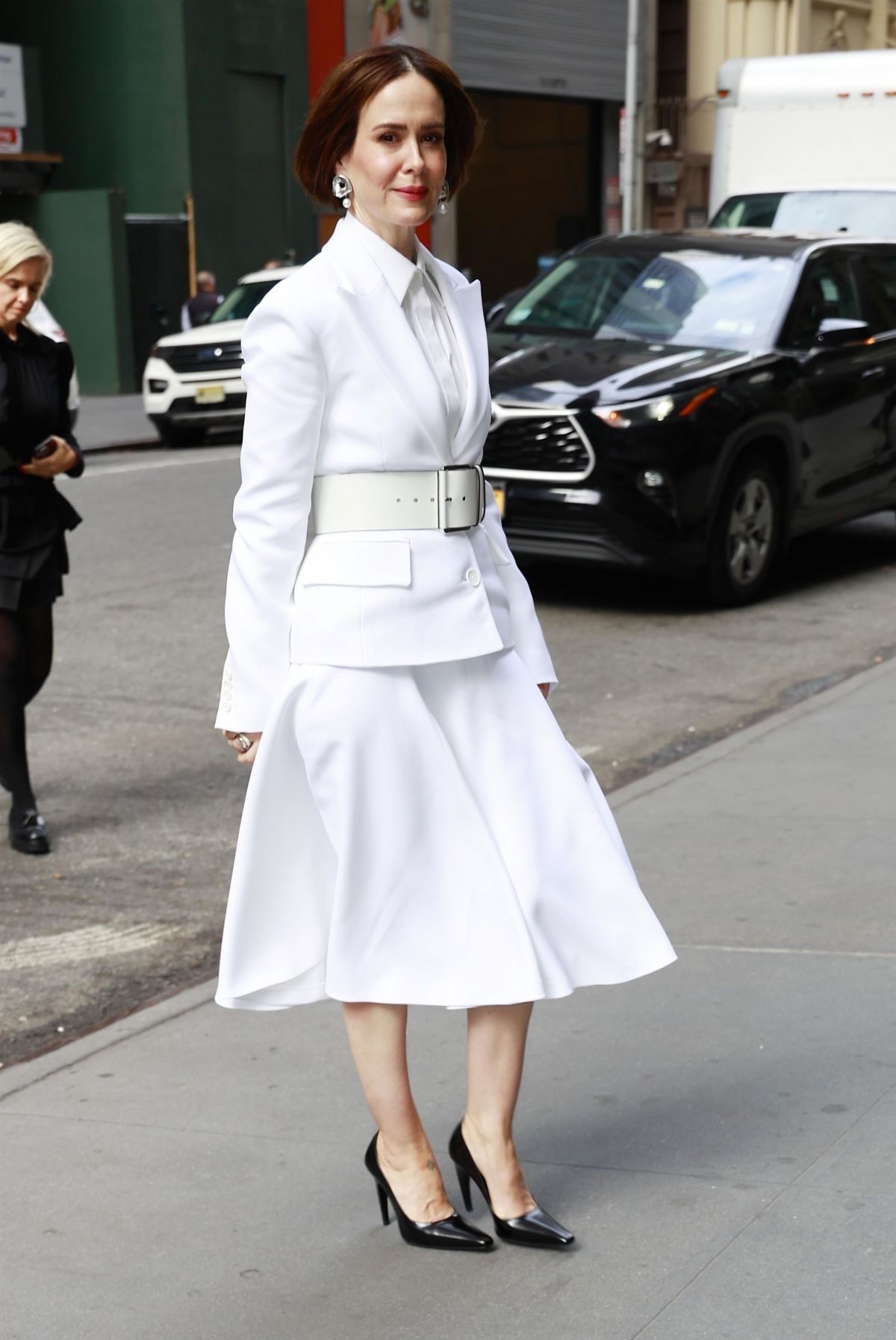 Sarah Paulson Out and About in New York, October 2024