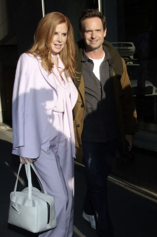 Sarah Rafferty and Patrick J. Adams on Today Show, October 2024 1