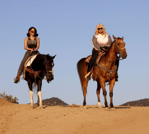 Saweetie and Shygirl Horseback Riding in Hollywood Hills, October 2024 2