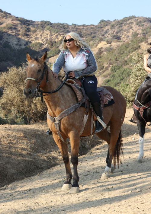 Saweetie and Shygirl Horseback Riding in Hollywood Hills, October 2024 3