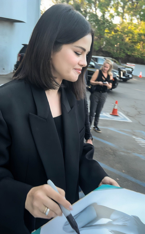 Selena Gomez Greets Fans in Hollywood, October 2024 1