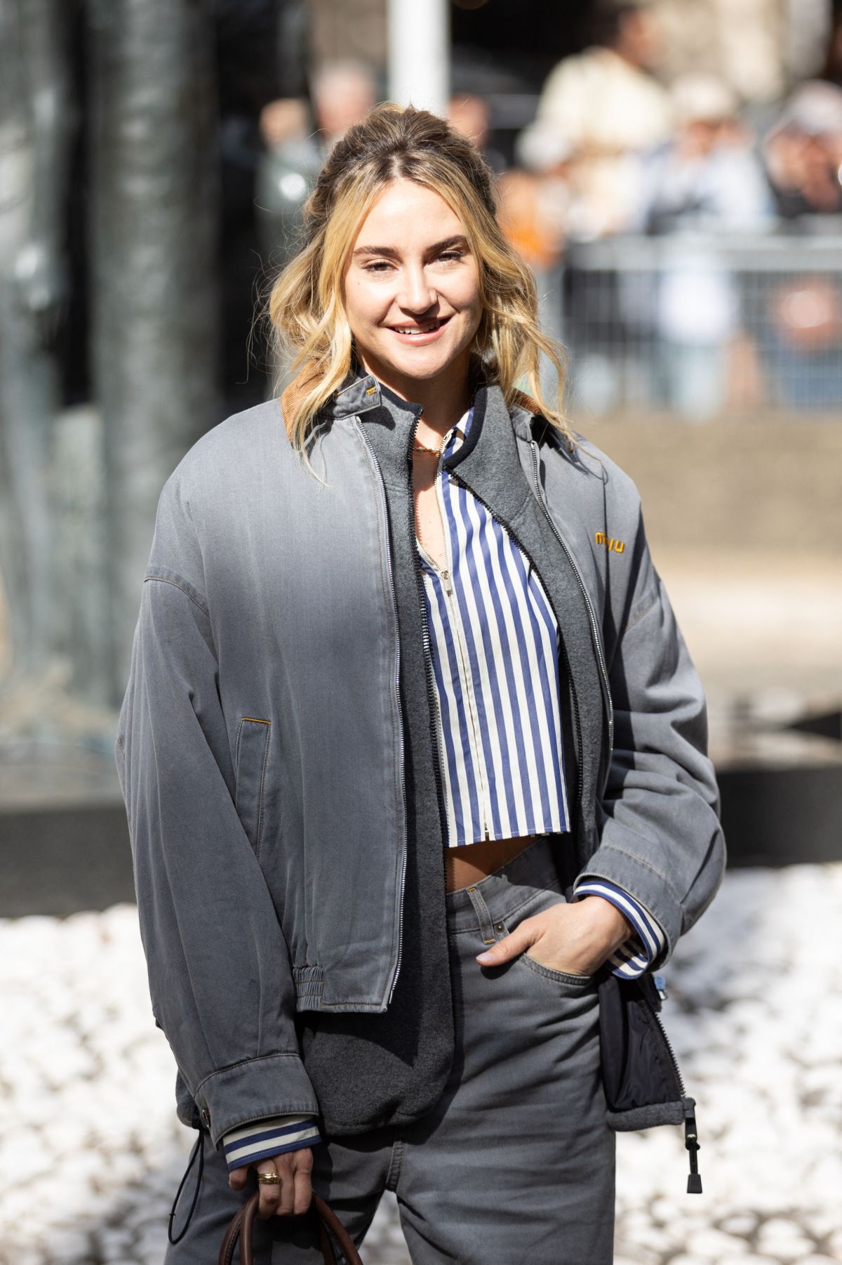 Shailene Woodley at Miu Miu Fashion Show at Paris Fashion Week, October 2024