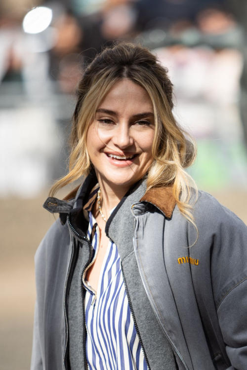 Shailene Woodley at Miu Miu Fashion Show at Paris Fashion Week, October 2024 2