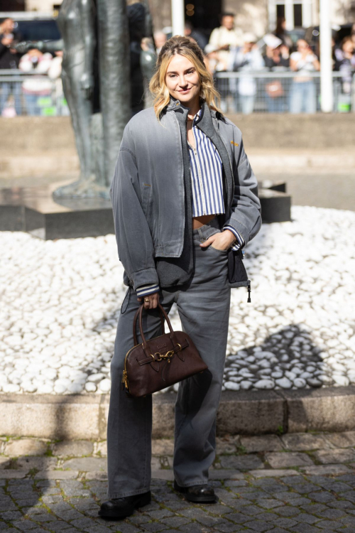 Shailene Woodley at Miu Miu Fashion Show at Paris Fashion Week, October 2024 3