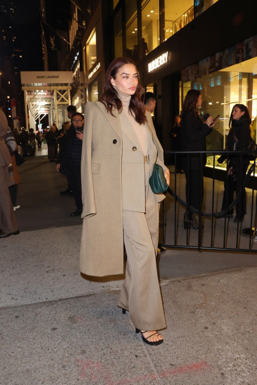 Shanina Shaik at Burberry Flagship Store Opening in New York, October 2024 2