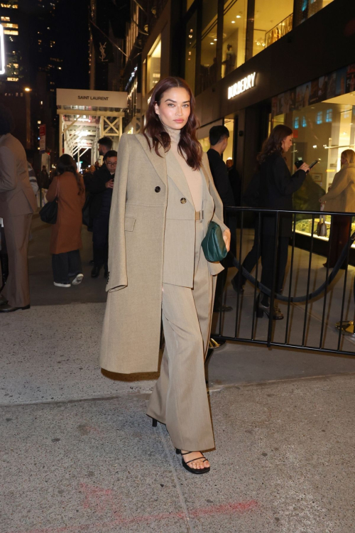 Shanina Shaik at Burberry Flagship Store Opening in New York, October 2024 4