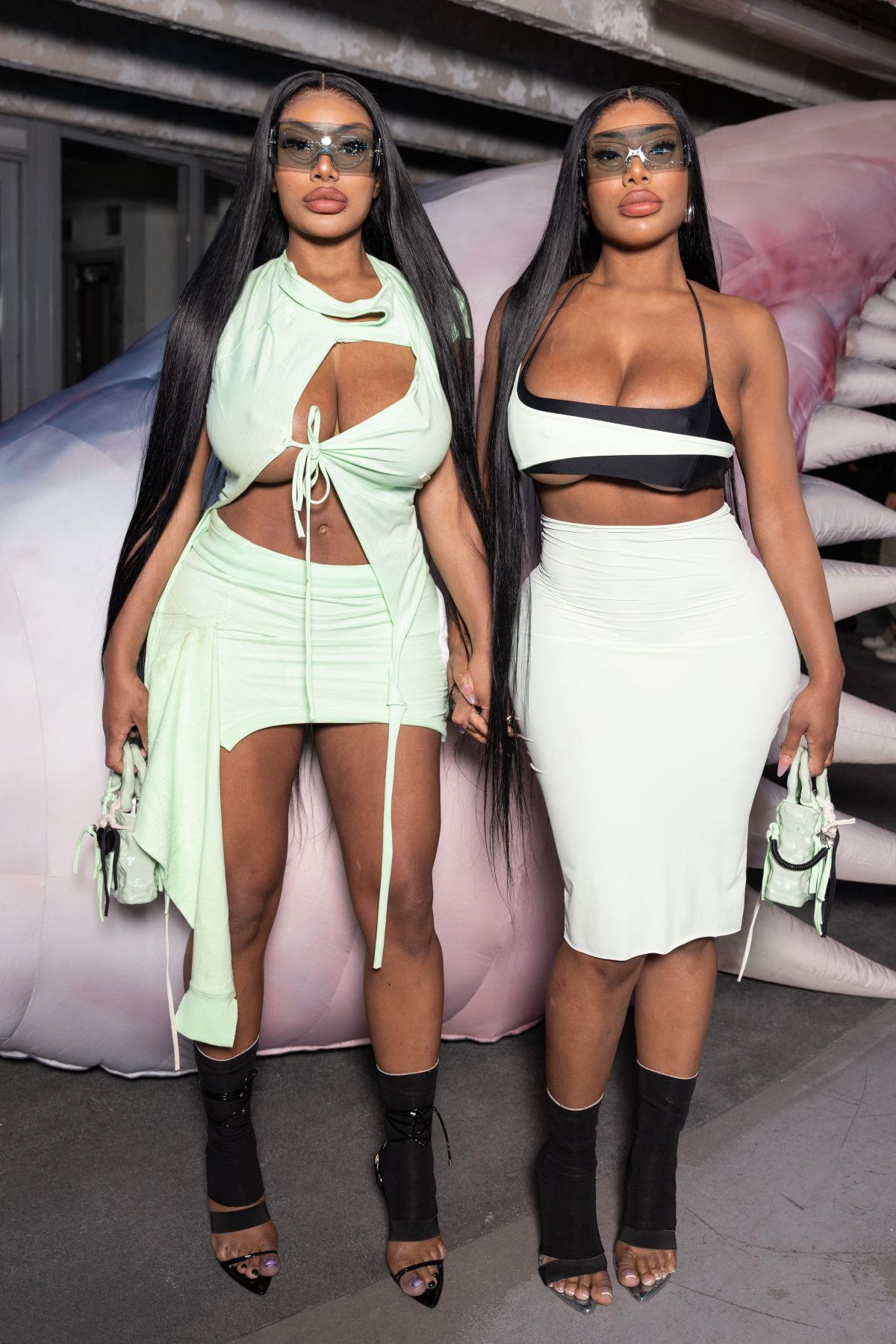 Shannon and Shannade Clermont at Ottolinger Fashion Show, September 2024