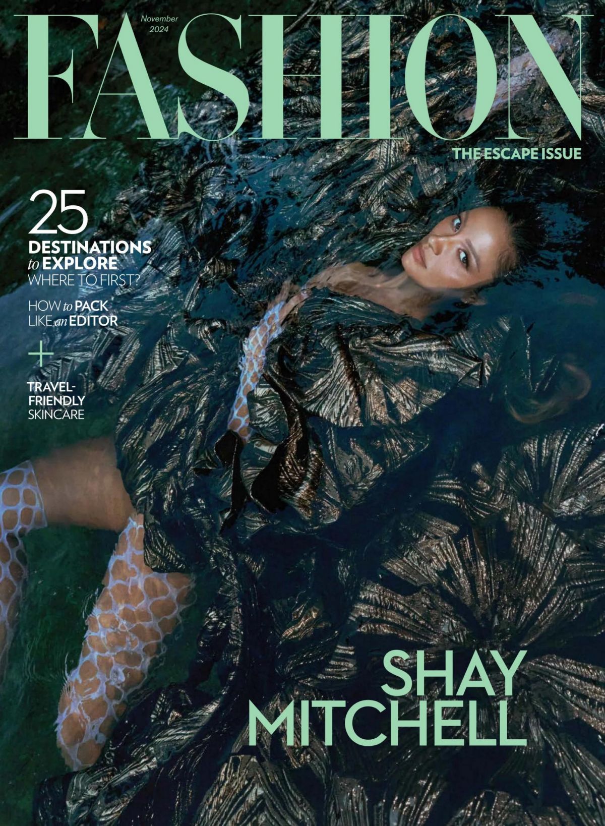 Shay Mitchell in Fashion Magazine Canada, November 2024