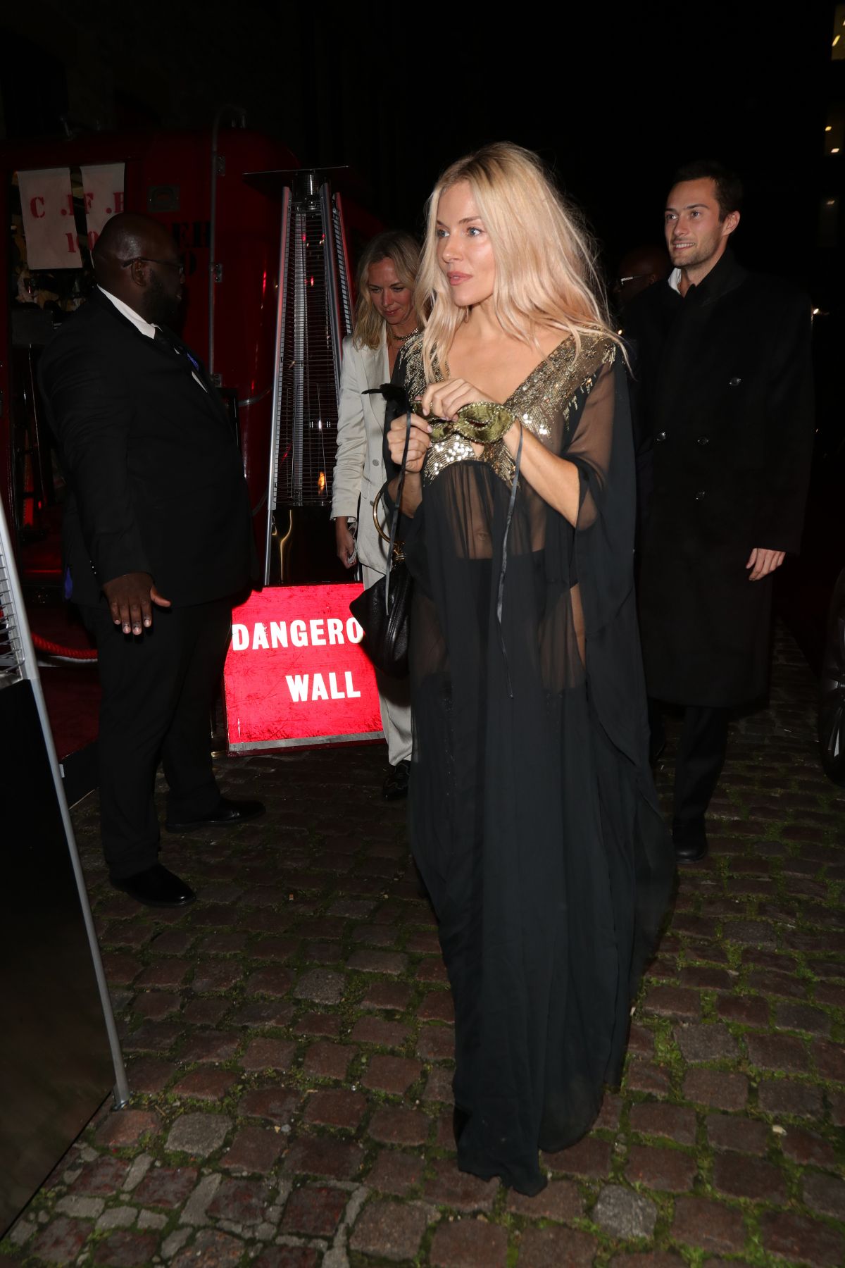 Sienna Miller Leaves Chiltern Firehouse 10 Year Anniversary Party in London, October 2024