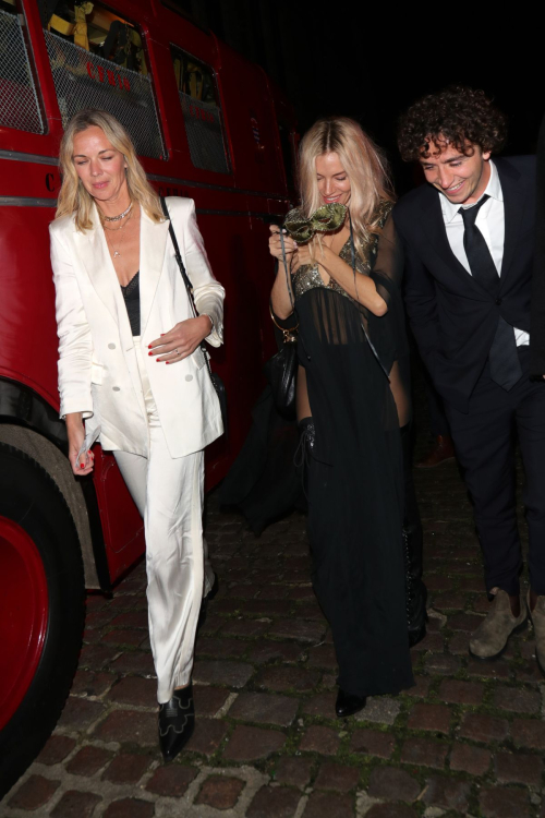 Sienna Miller Leaves Chiltern Firehouse 10 Year Anniversary Party in London, October 2024 2