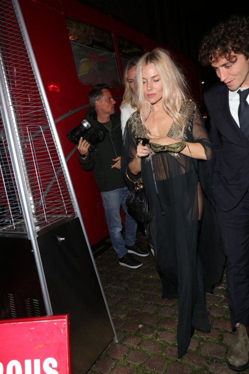 Sienna Miller Leaves Chiltern Firehouse 10 Year Anniversary Party in London, October 2024 5