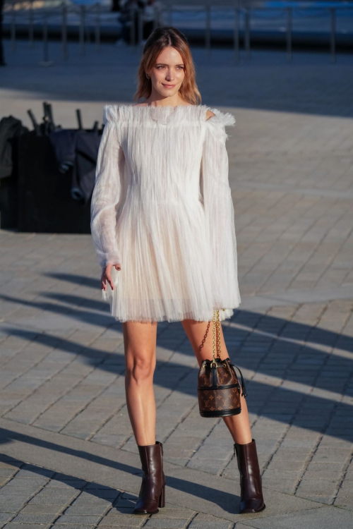 Stacy Martin at Louis Vuitton Show at Paris Fashion Week, October 2024 1