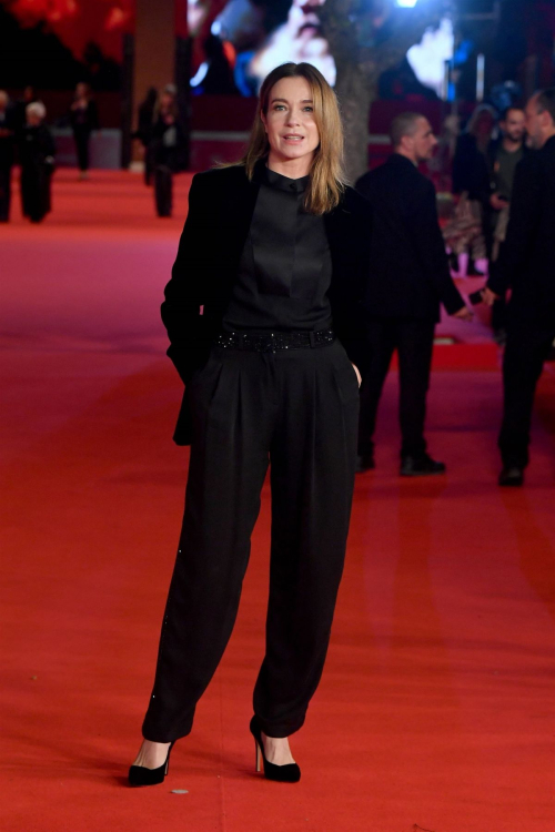 Stefania Rocca at Vita Da Carlo Premiere in Rome, October 2024 1