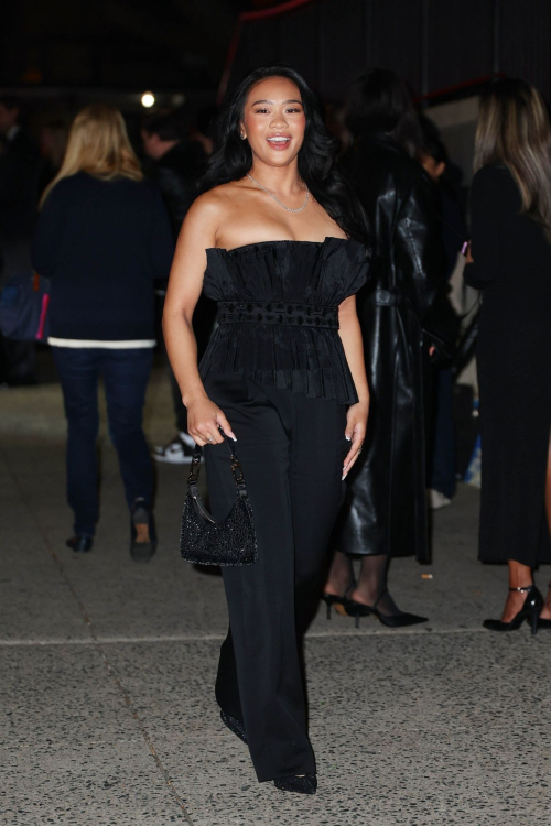 Sunisa Lee at Giorgio Armani SS25 Fashion Show in New York, October 2024 4