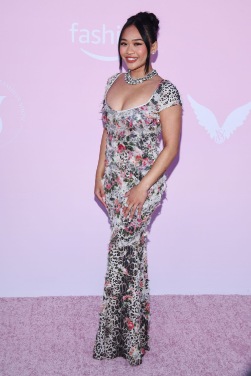 Sunisa Lee at Victoria's Secret Fashion Show in Brooklyn, October 2024