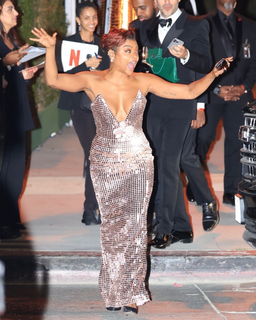 Taraji P. Henson Leaves Academy Museum Gala in Los Angeles, October 2024 1