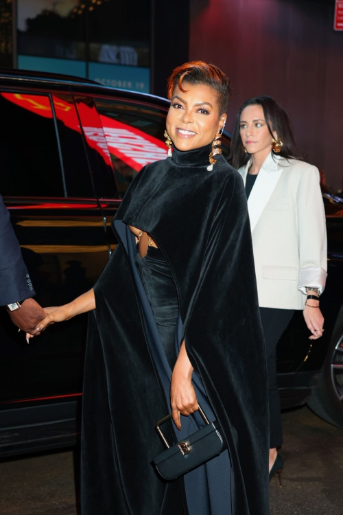 Taraji P. Henson Leaves Glamour Women of the Year Awards, October 2024 5