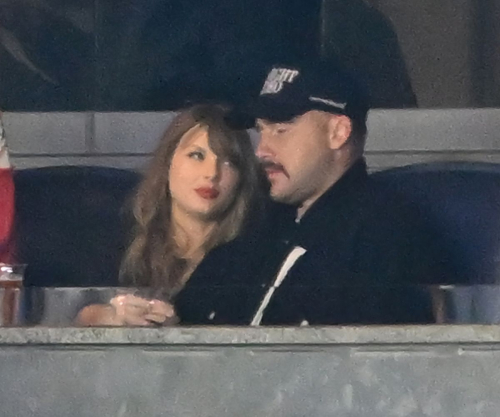 Taylor Swift and Travis Kelce at Game 1 of 2024 ALCS October 2024