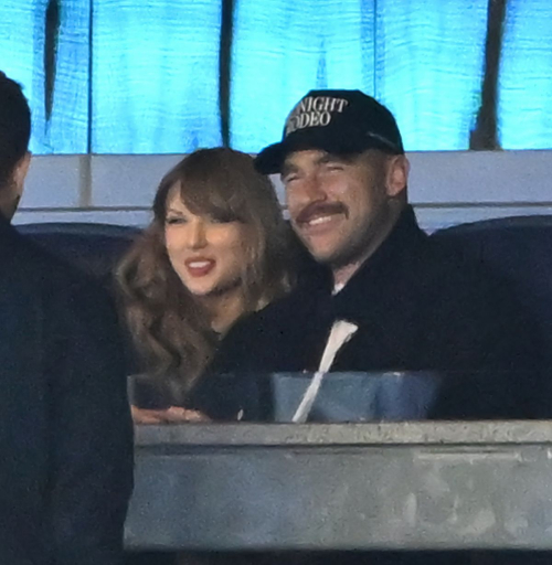 Taylor Swift and Travis Kelce at Game 1 of 2024 ALCS October 2024 1