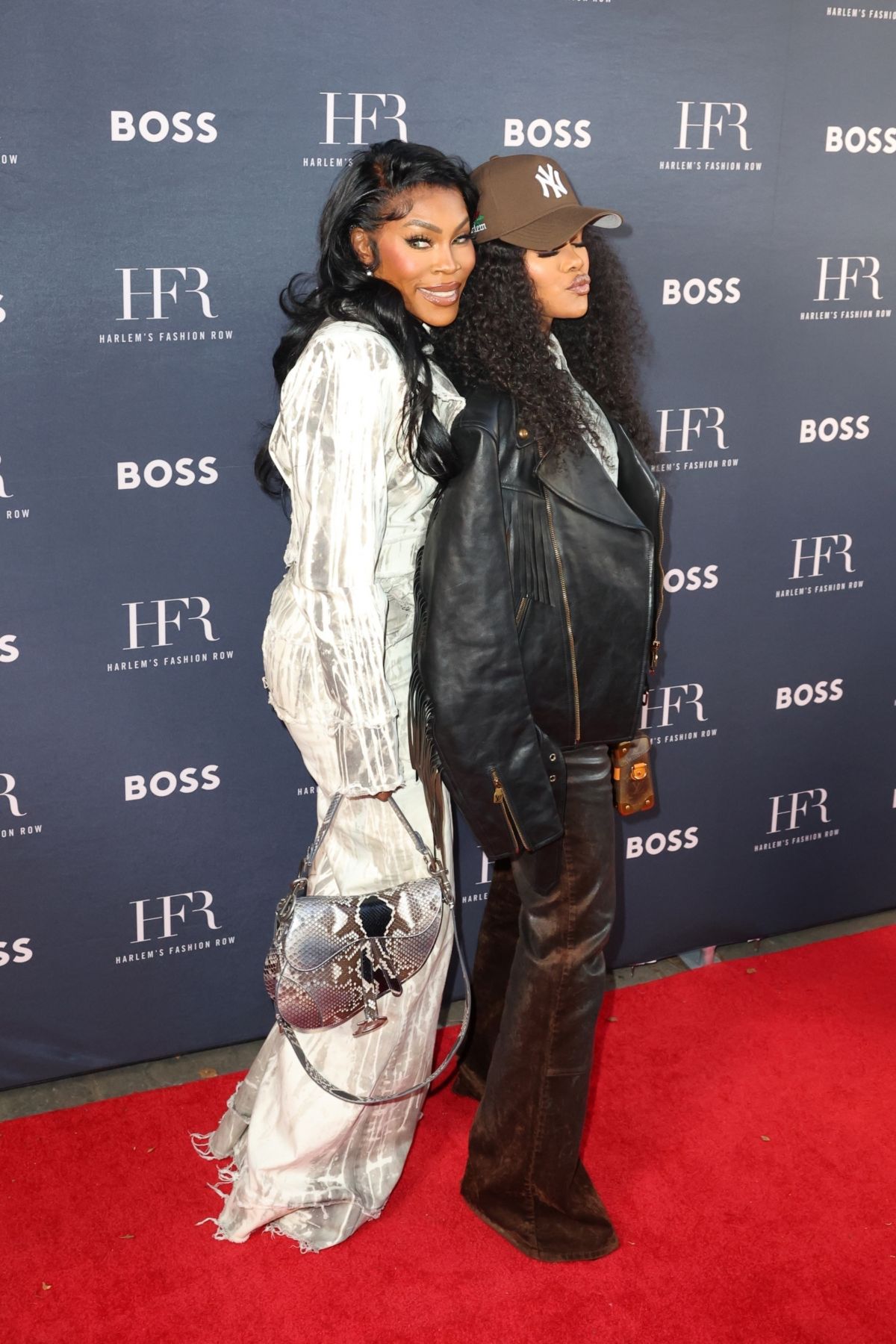 Teyana and Nikki Taylor at Harlem Fashion Row Fashion Show, September 2024