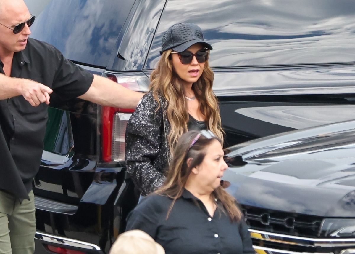 Thalia Arrives at Rehearsal for Billboard Latin Music Awards, October 2024