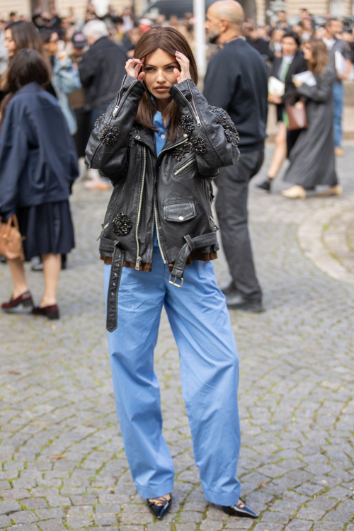 Thylane Blondeau at Miu Miu Fashion Show at Paris Fashion Week, October 2024 4