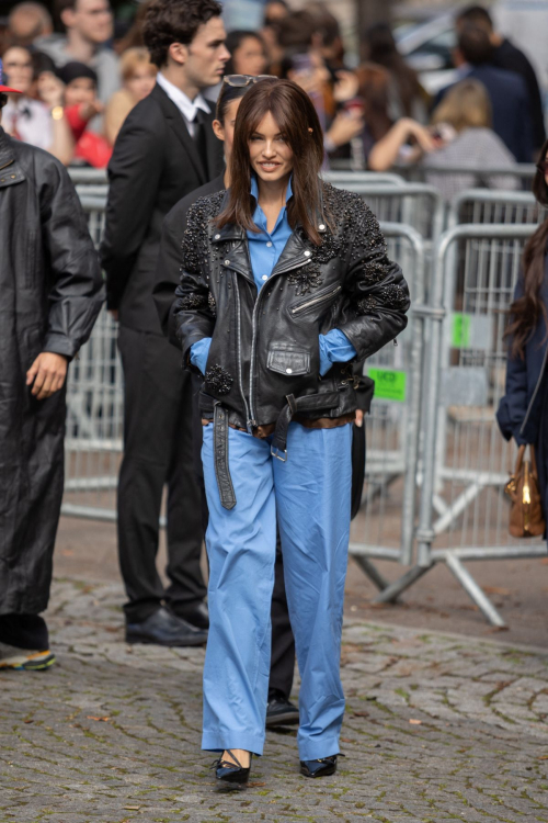 Thylane Blondeau at Miu Miu Fashion Show at Paris Fashion Week, October 2024 6