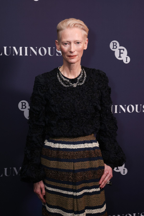 Tilda Swinton at BFI London Film Festival Luminous Gala, October 2024 4