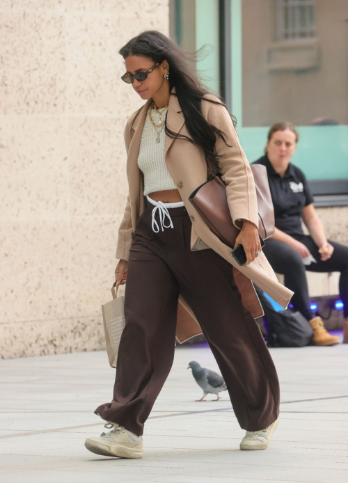 Vick Hope at BBC Radio 1 Studio in London, October 2024 3