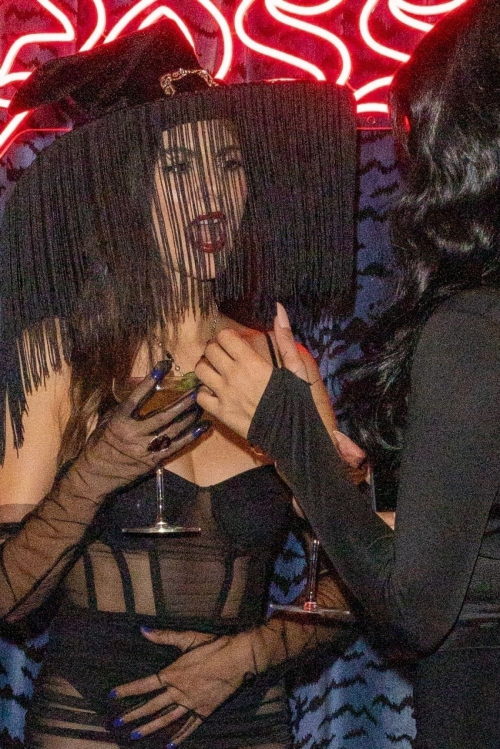 Victoria Justice and Madison Reed at Halloween Party in LA, October 2024 2