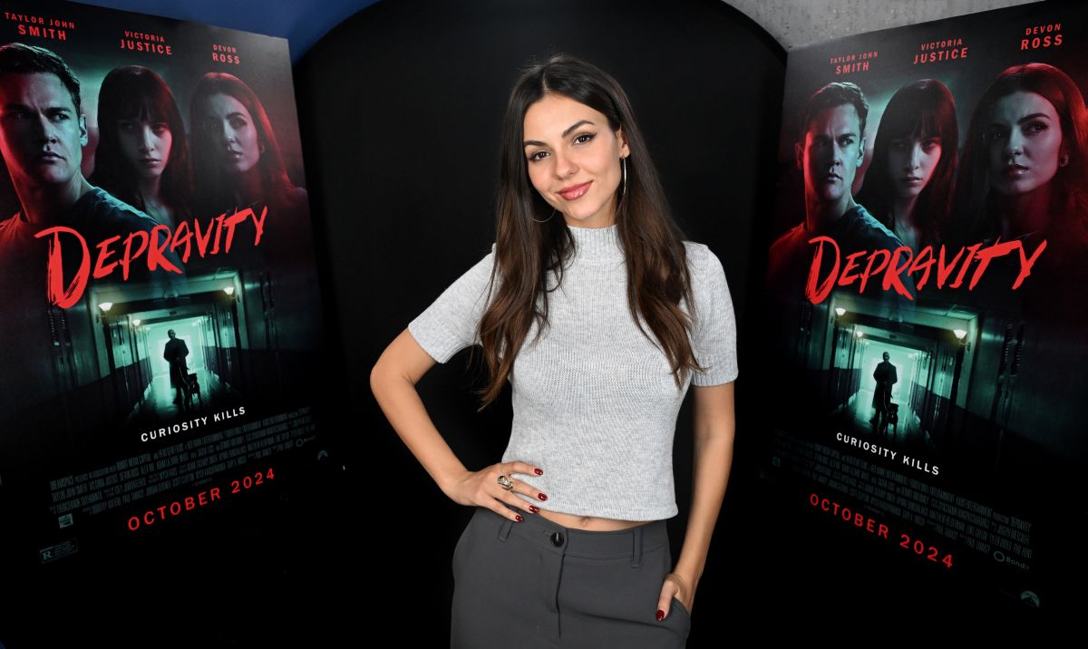 Victoria Justice at Screening of Depravity Los Angeles, October 2024