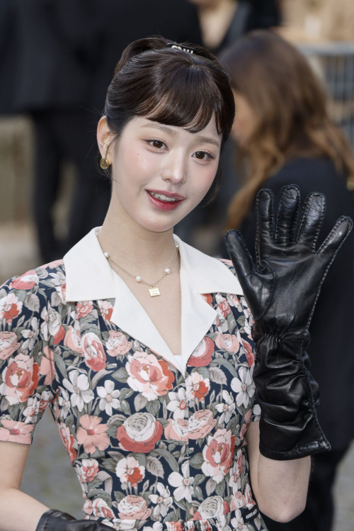 Wonyoung at Miu Miu SS25 Paris Fashion Week, October 2024 2