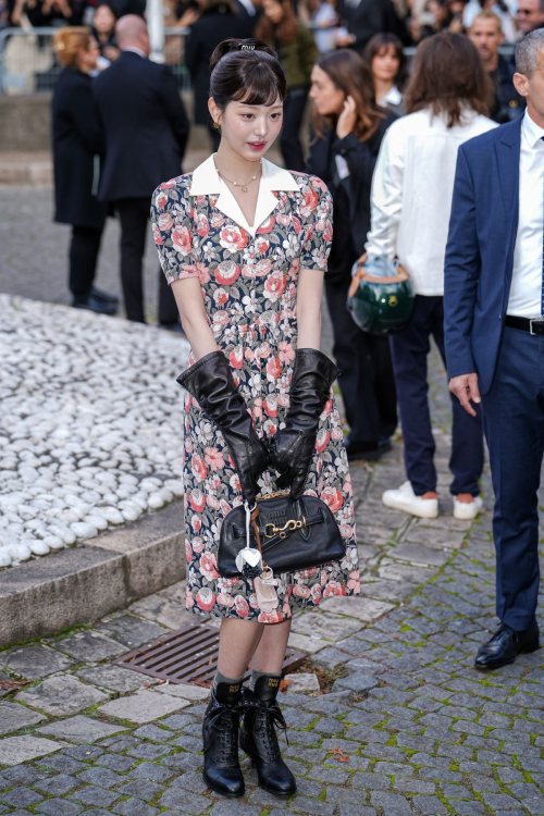 Wonyoung at Miu Miu SS25 Paris Fashion Week, October 2024 5