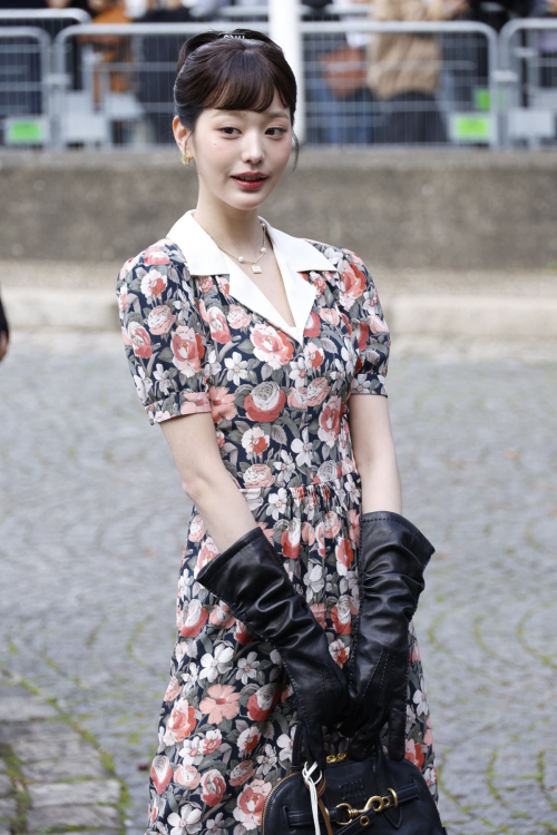 Wonyoung at Miu Miu SS25 Paris Fashion Week, October 2024 6