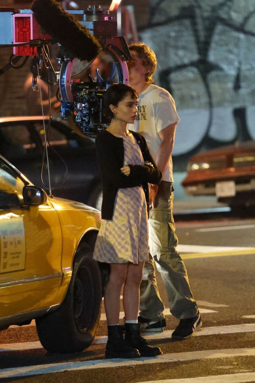 Zoe Kravitz and Austin Butler Film Night Scene in New York, October 2024 3