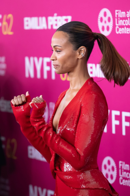 Zoe Saldana at Emilia Perez Premiere in New York Film Festival, September 2024 2